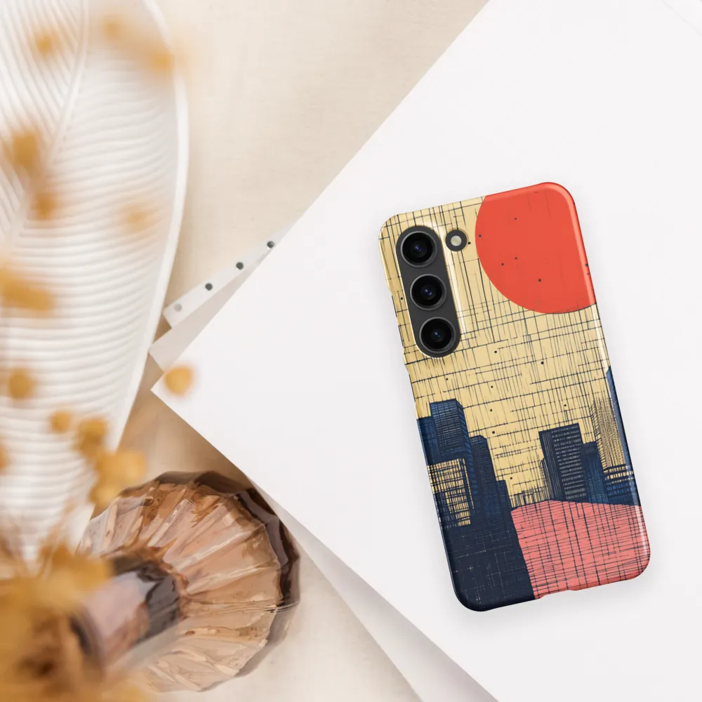 Urban Echoes: A Minimalist Cityscape