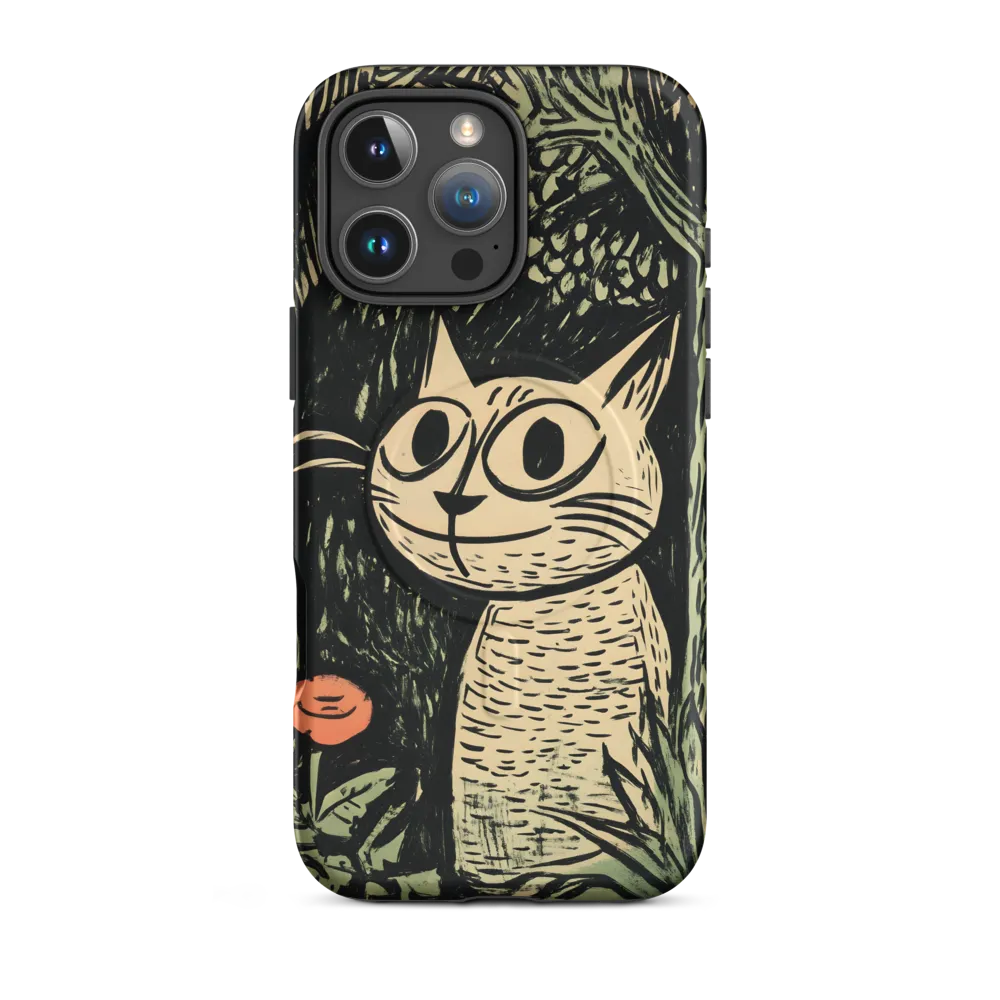 Whimsical Cat in the Forest
