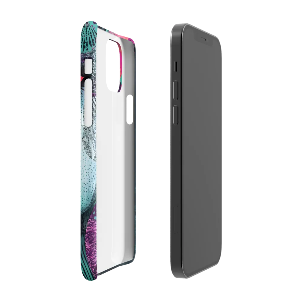 Mystical Beauty in Blue and Pink | Phone Case |  12 Pro | Snap Case | Matte