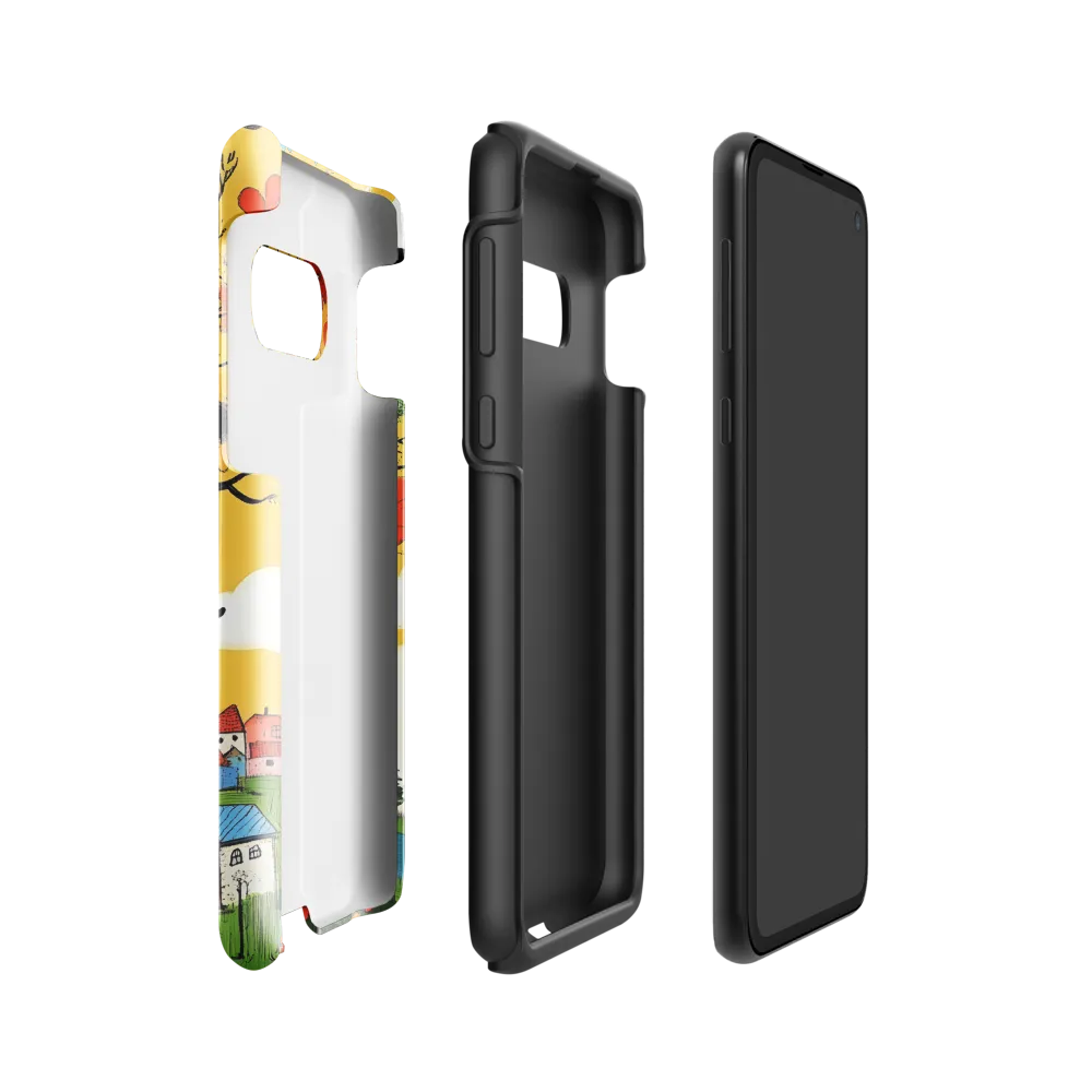 Whimsical Blooms of Life | Phone Case |  S10e | Tough Case | Glossy