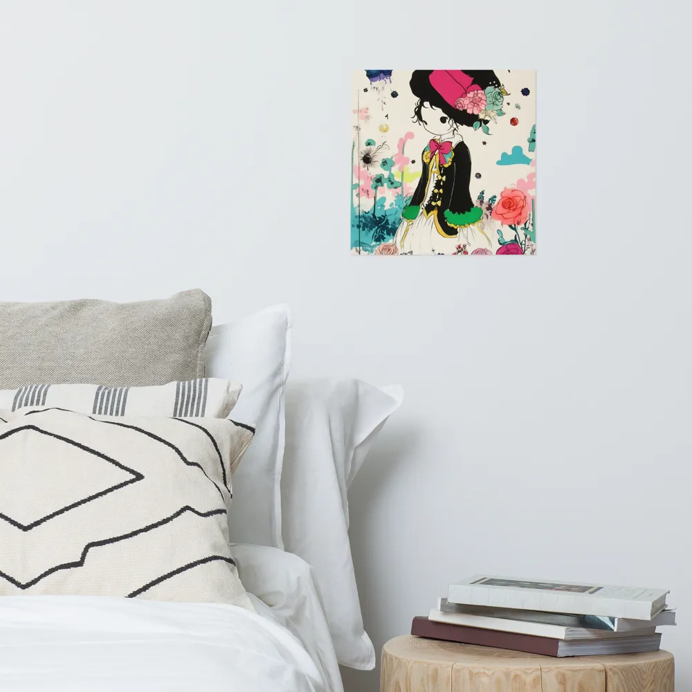 Whimsical Garden Reverie | Poster | 14″×14″