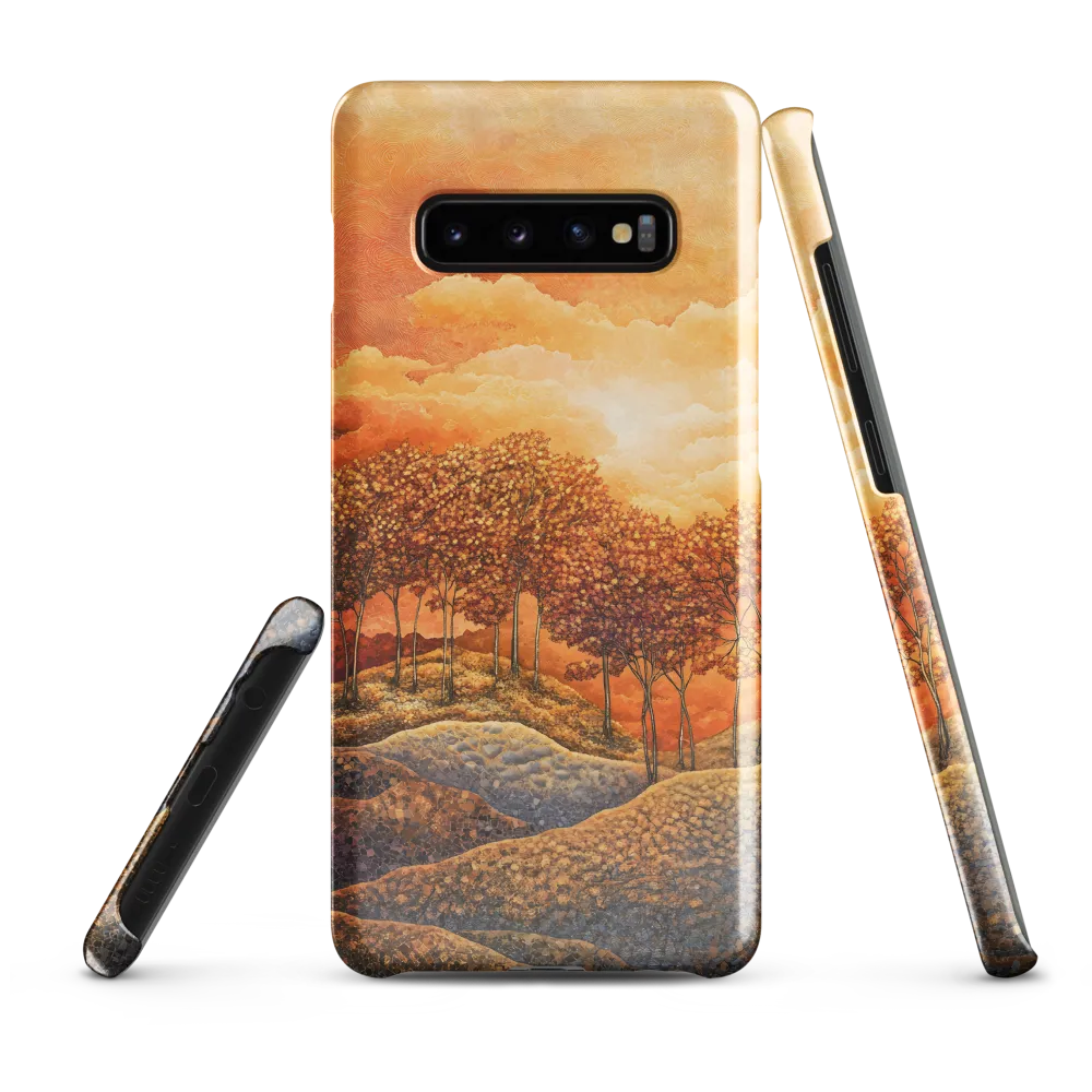 Golden Twilight | Phone Case |  S10 Plus | Snap Case | Glossy