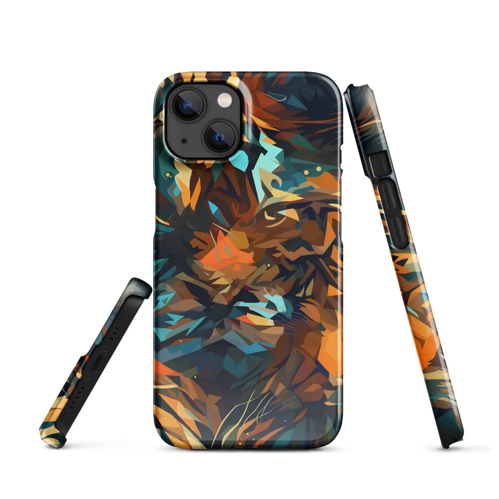 Wild Symphony: Abstract Tigers | Phone Case |  13 | Snap Case | Glossy