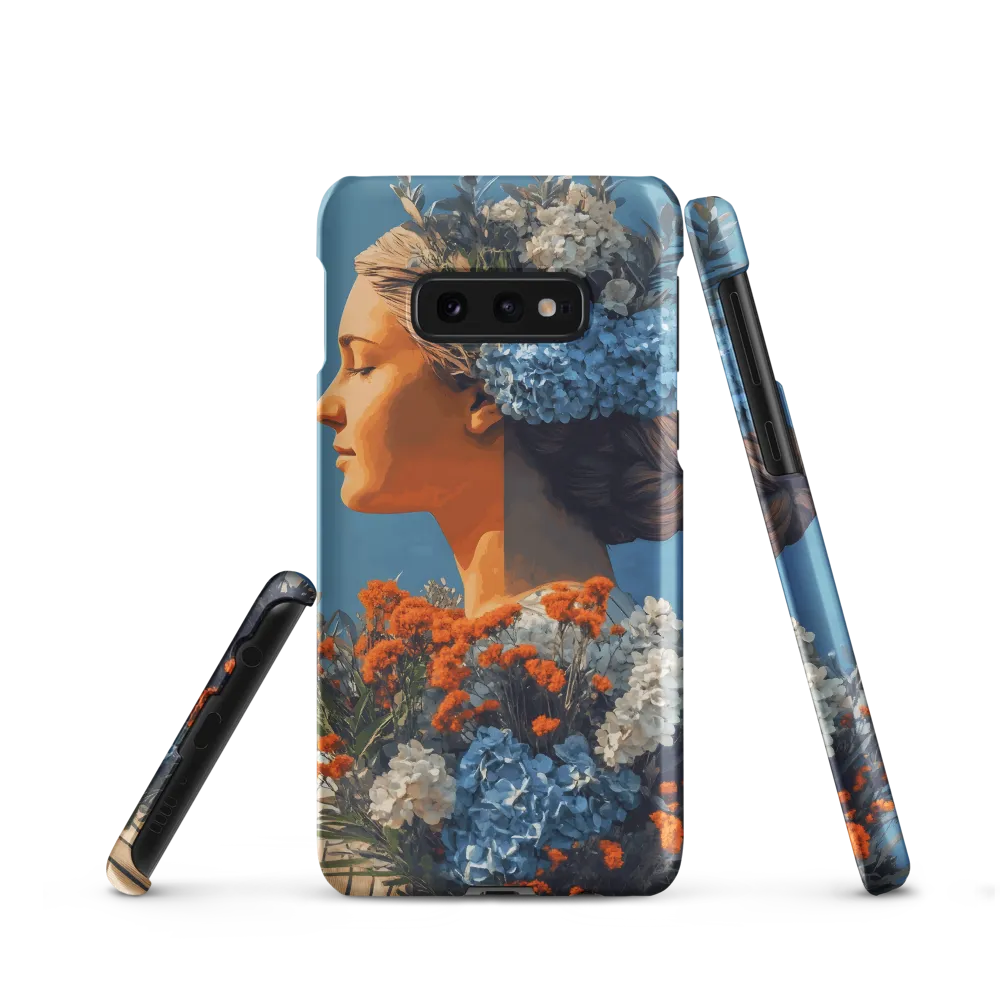 Floral Reverie: A Portrait of Serenity