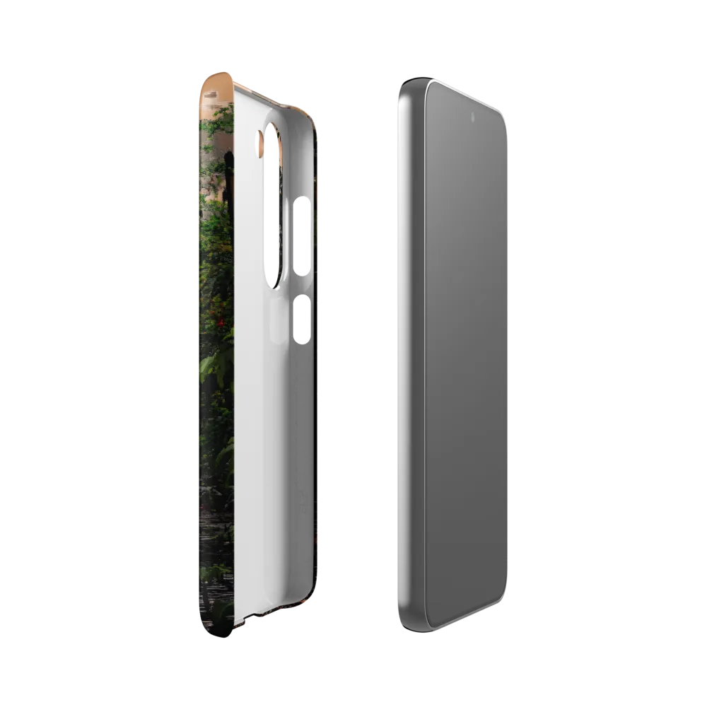 Enigmatic Elegance: The Scarlet Observer | Phone Case |  S23 | Snap Case | Matte