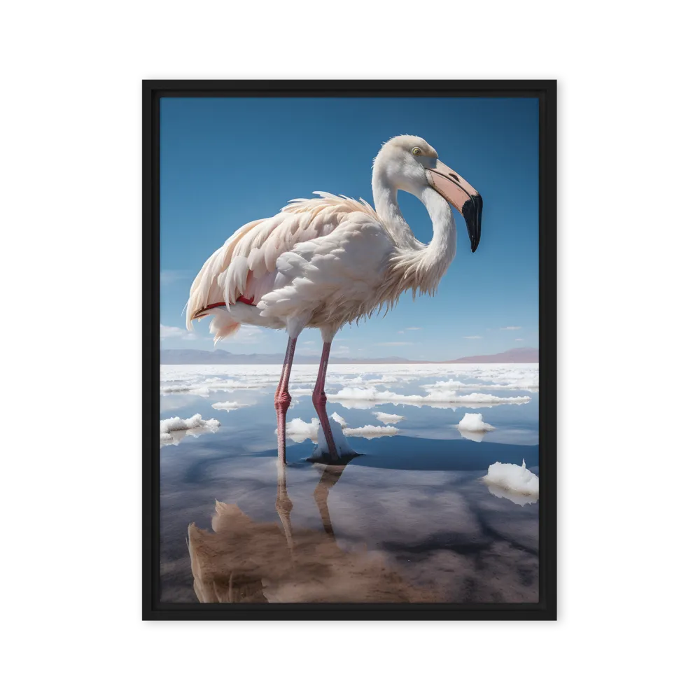 Graceful Solitude of a Flamingo