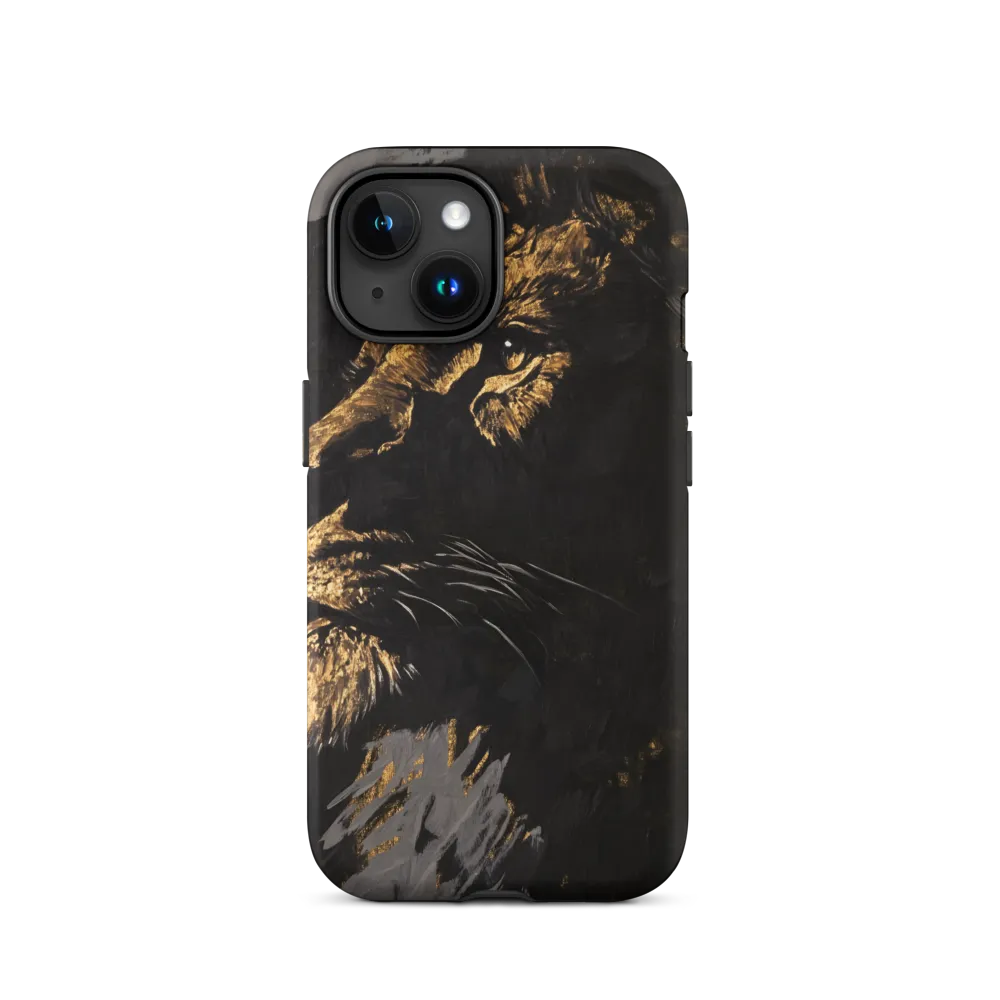 Majestic Gaze: The Golden Lion