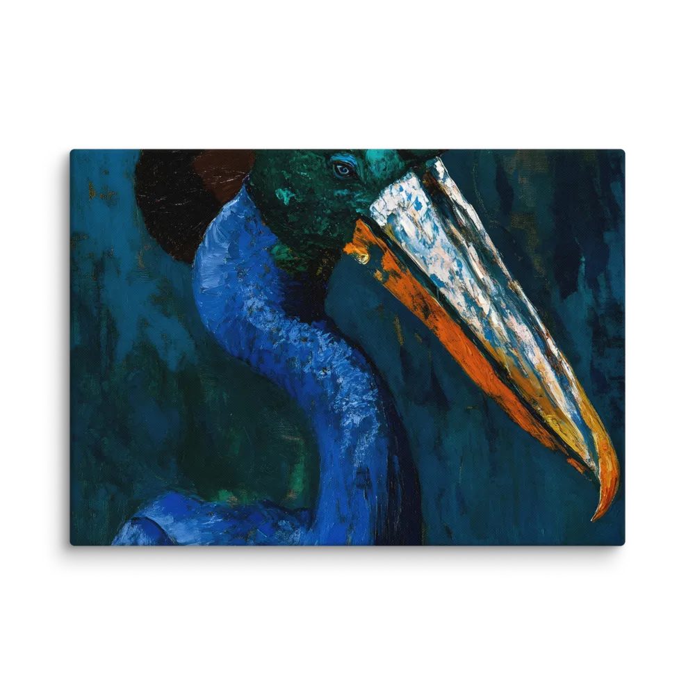 Majestic Absurdity: The Hat-Wearing Bird | Canvas | 20″×28″