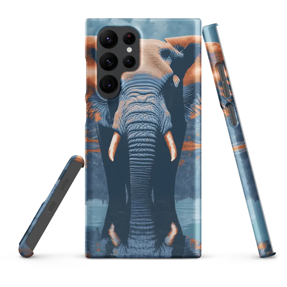 Majestic Reflection: The Elephant's Serenade