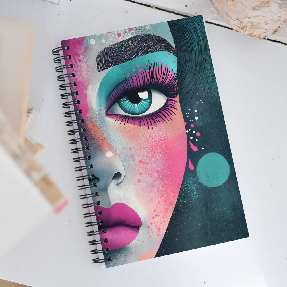 Vibrant Gaze | Spiral Notebook