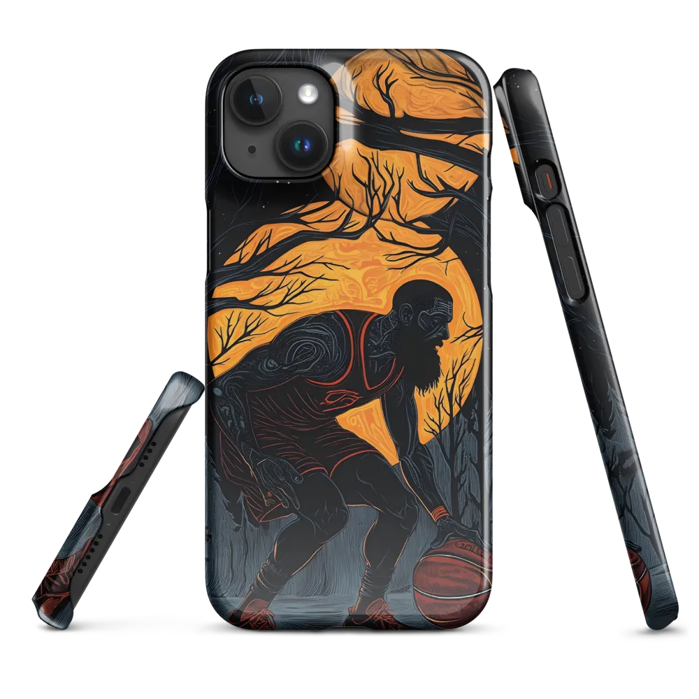 Under the Moonlight: A Basketball Player's Dance | Phone Case |  15 Plus | Snap Case | Glossy