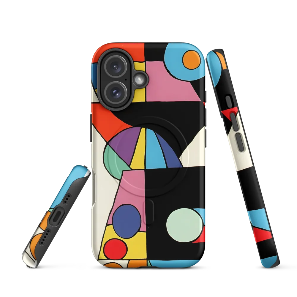 The Play of Shapes | Phone Case |  16 | MagSafe® Tough Case | Matte