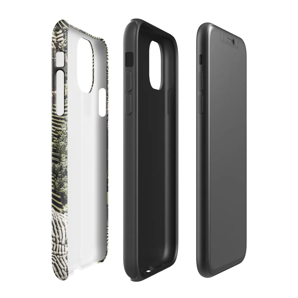 Ethereal Blend of Nature and Humanity | Phone Case |  11 | Tough Case | Glossy