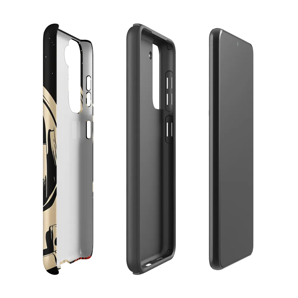 Gaze of the Astronaut | Phone Case |  S21 | Tough Case | Matte