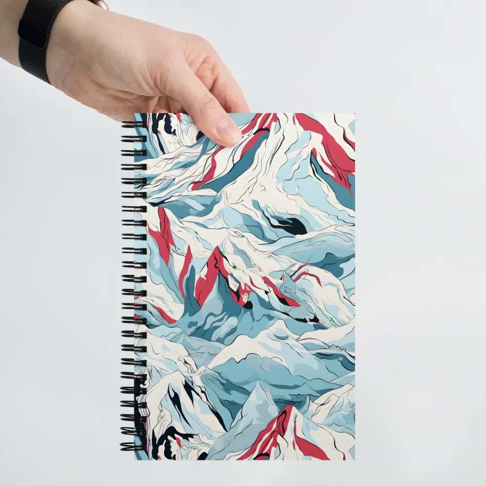 Majestic Peaks of Serenity | Spiral Notebook