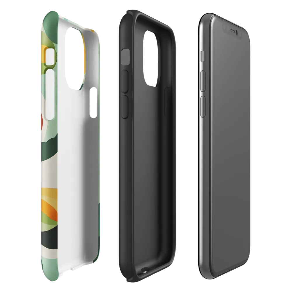 Harmony in Shapes: A Playful Abstract Design | Phone Case |  11 Pro | Tough Case | Glossy