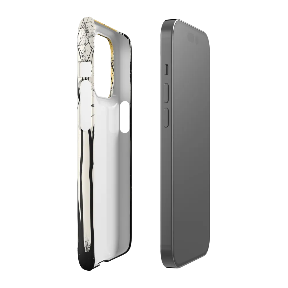 Silhouetted Serenity | Phone Case |  14 Pro | Snap Case | Matte