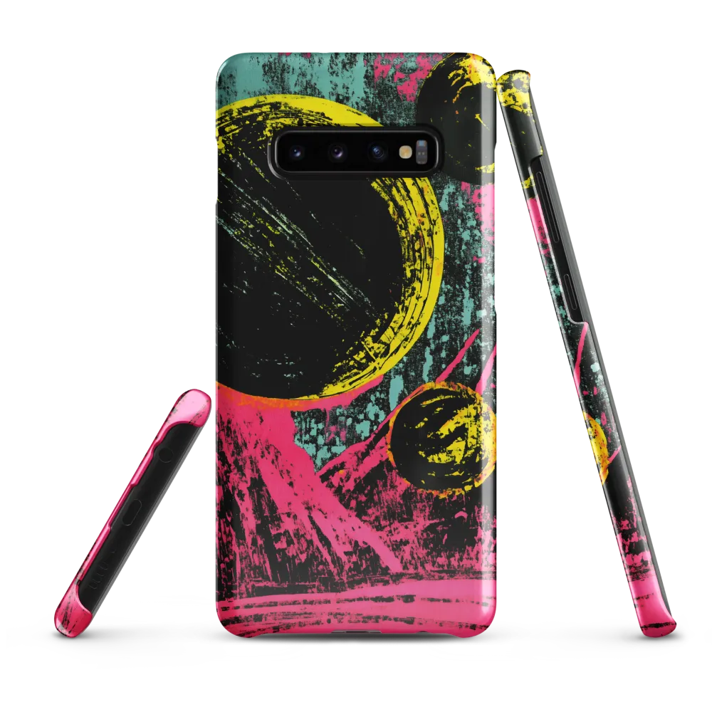 Cosmic Dance: An Abstract Exploration | Phone Case |  S10 Plus | Snap Case | Glossy