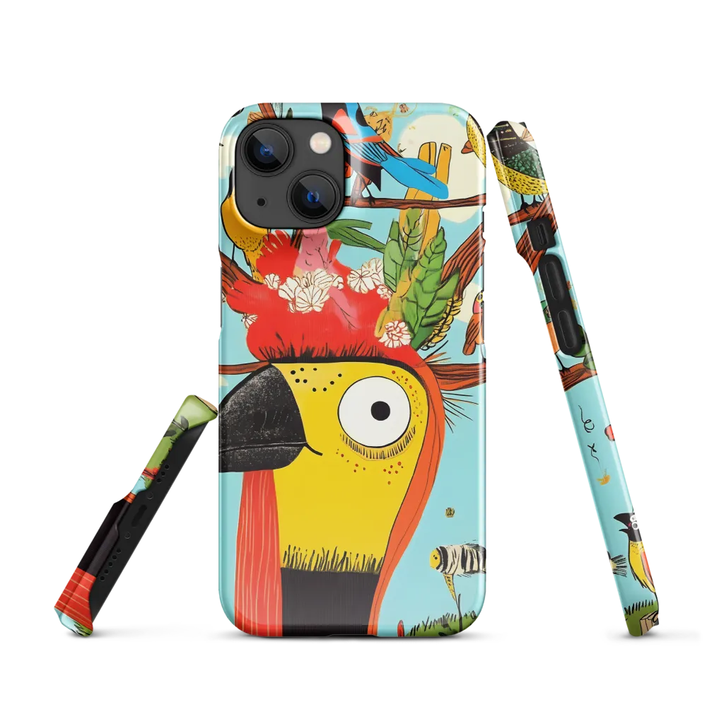 Toucan with Floral Crown