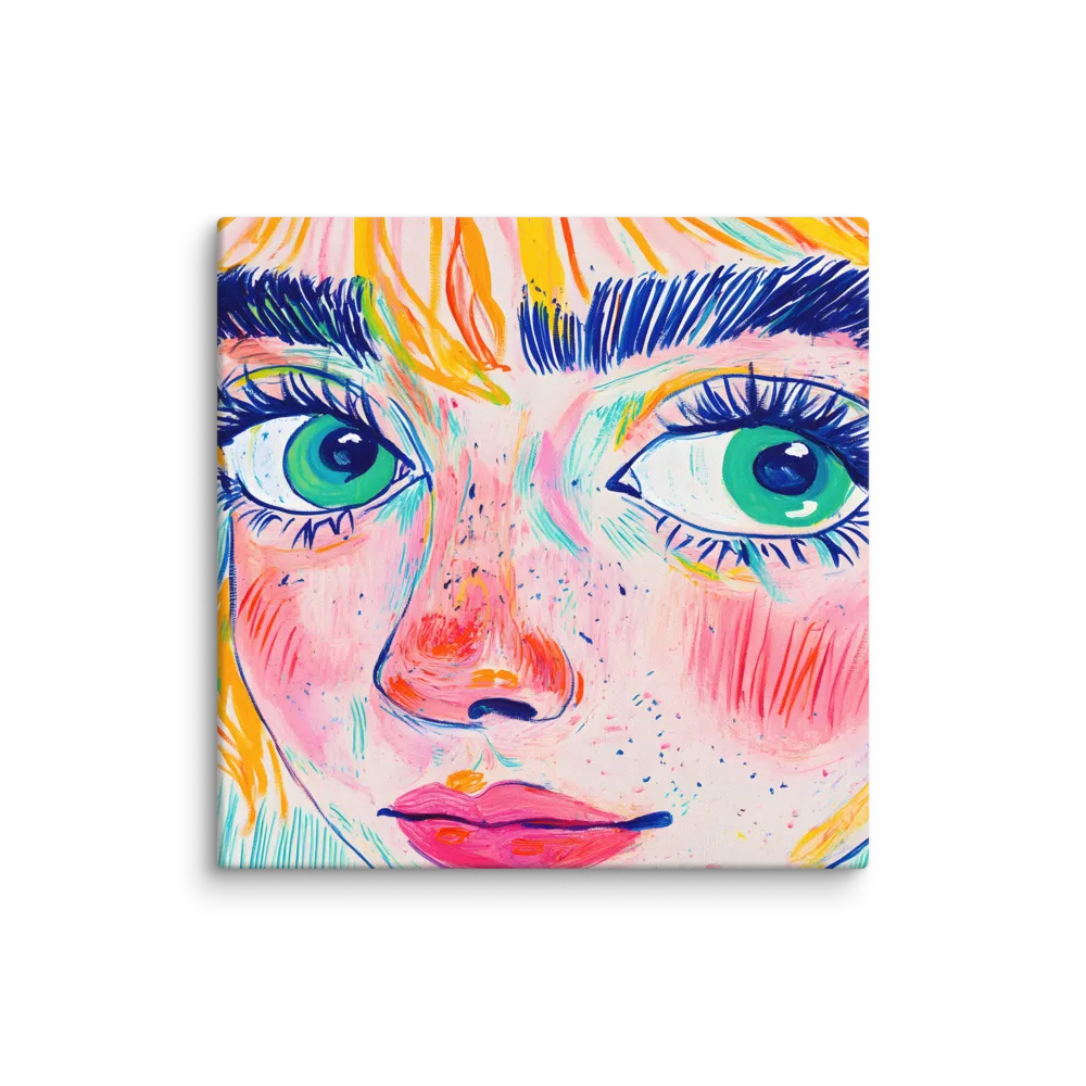 Vibrant Gaze | Canvas | 32″×32″