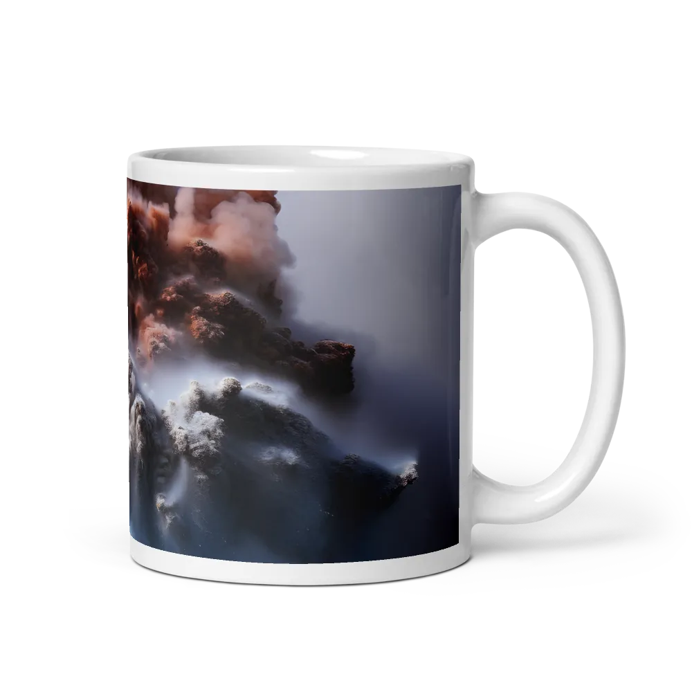 Eruption of Elements | Mug with White inside | 11 oz