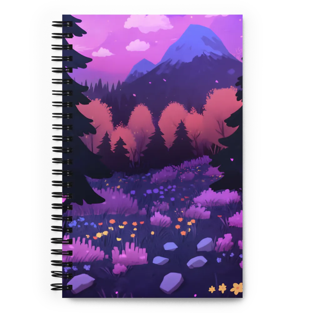 Whispers of a Dreamy Landscape | Spiral Notebook