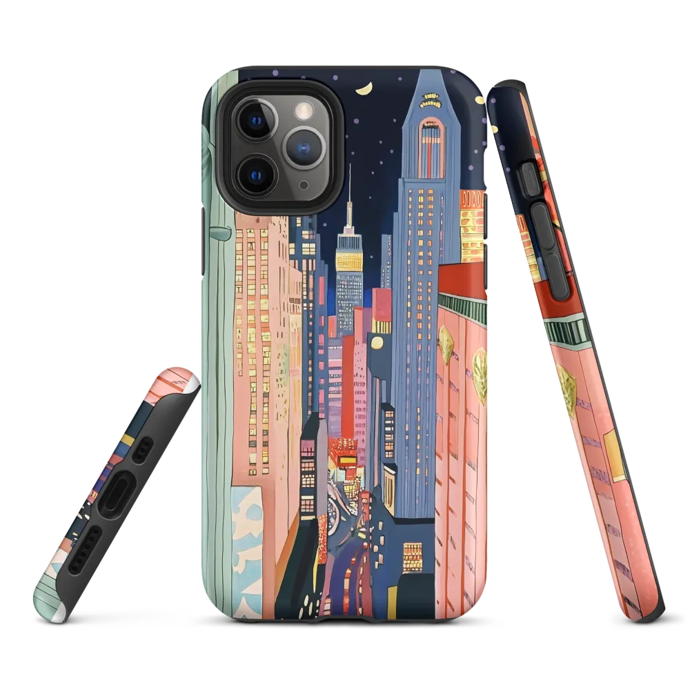 Urban Dreamscape: A Pop Art Night | Phone Case |  11 Pro | Tough Case | Matte