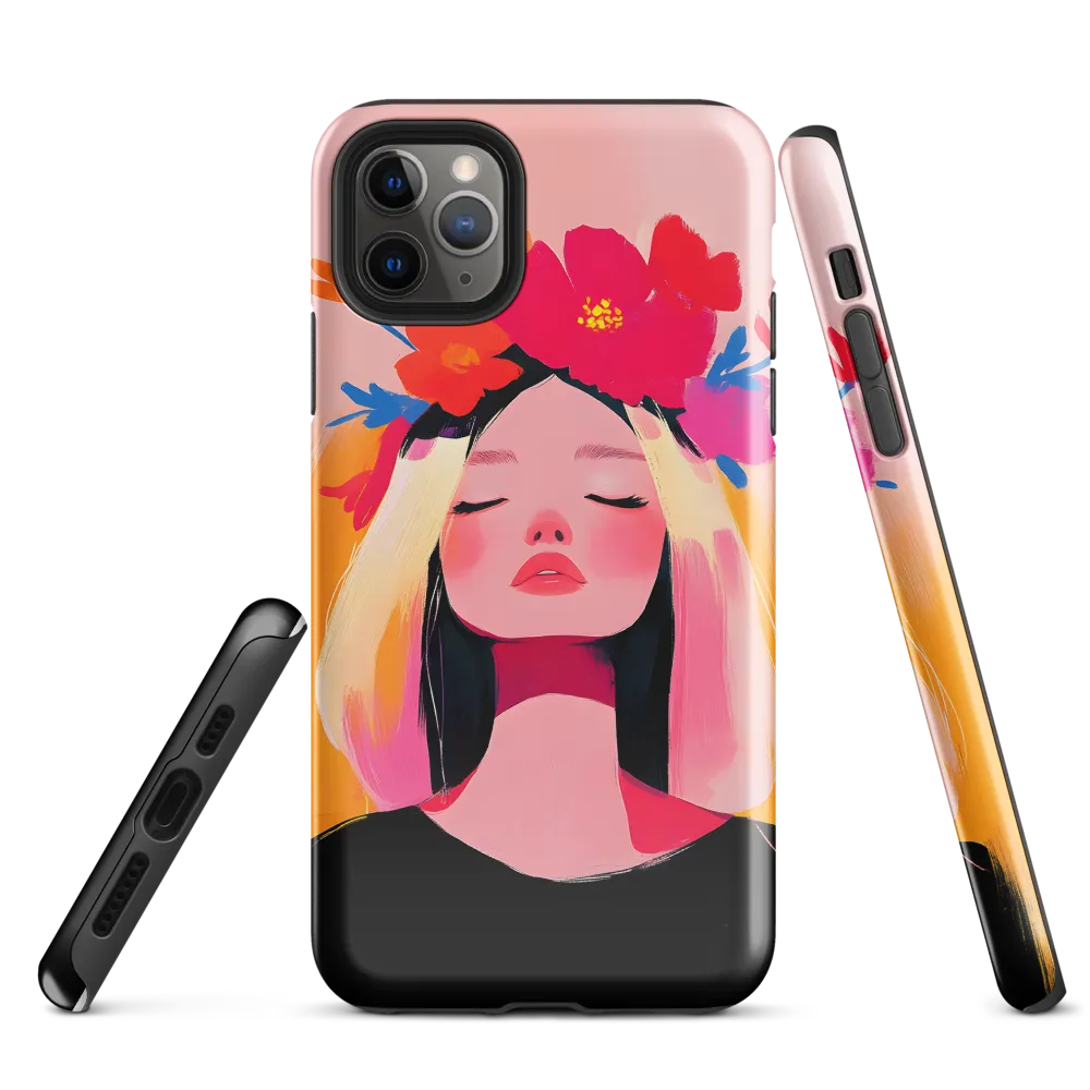 Floral Serenity | Phone Case |  11 Pro Max | Tough Case | Glossy