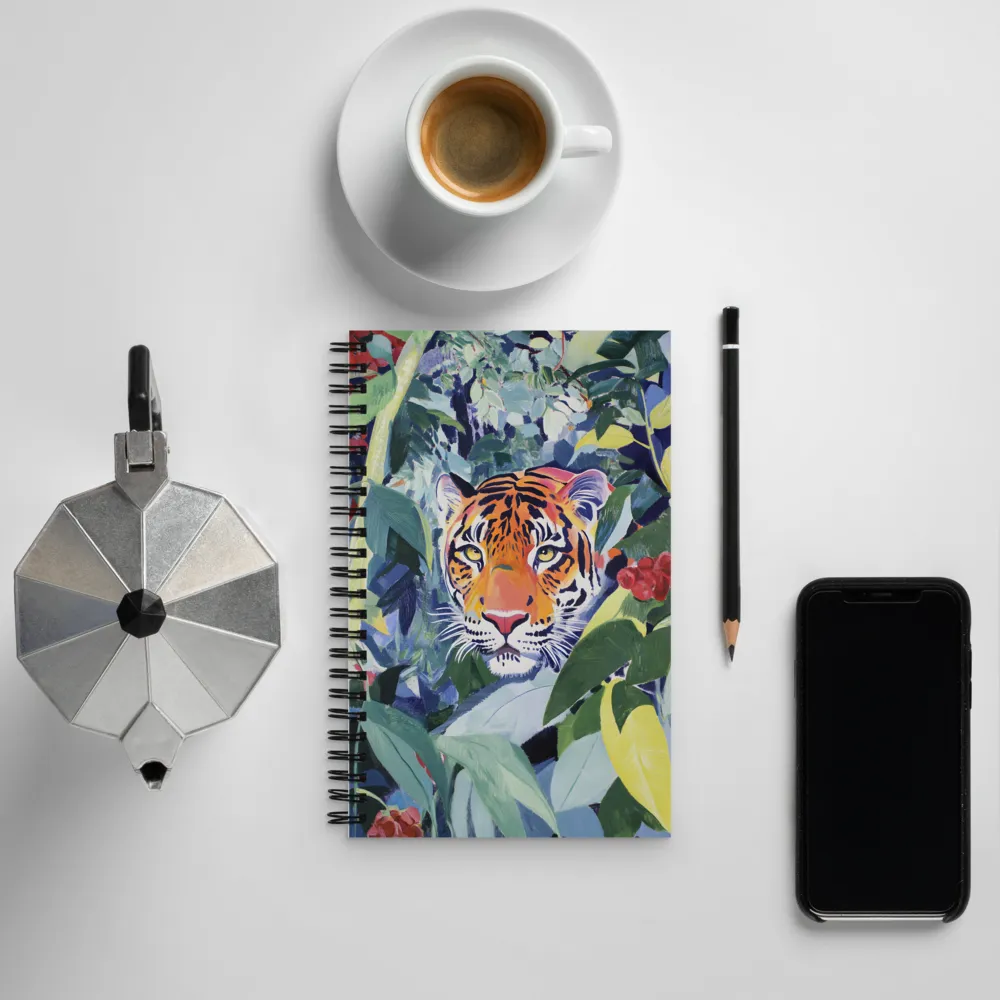 Gaze of the Tiger | Spiral Notebook