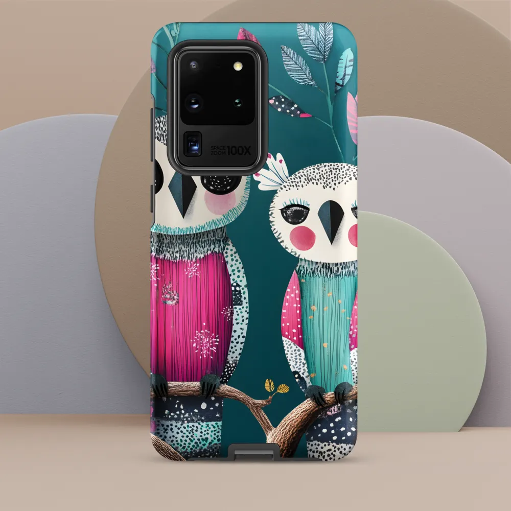 Whimsical Duo: A Celebration of Nature and Color