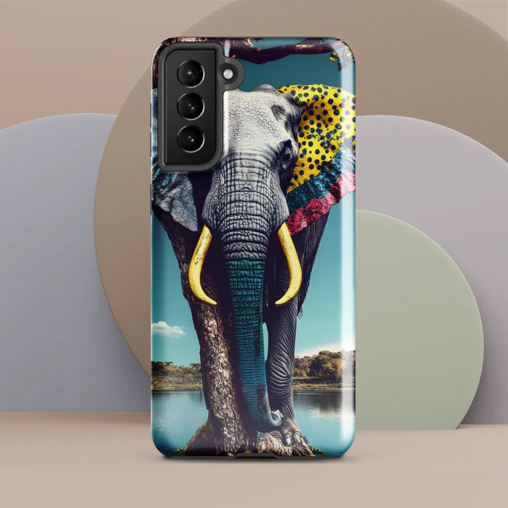 Playful Elegance: The Surreal Elephant