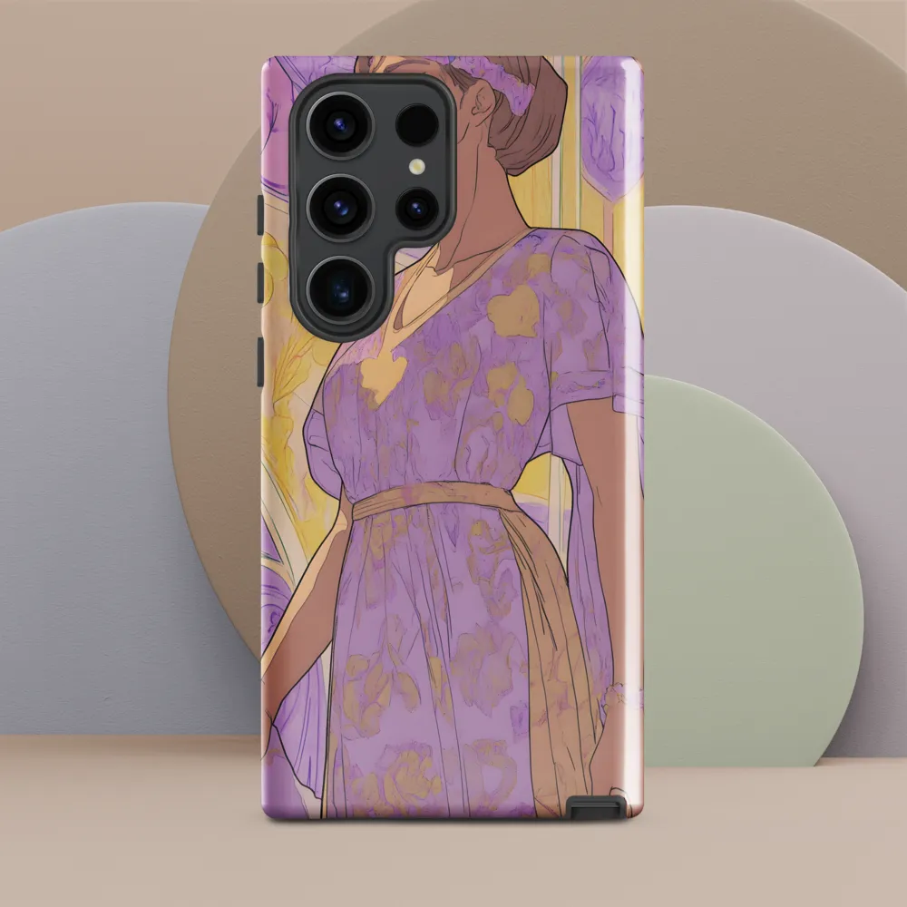 Elegance in Floral Harmony | Phone Case |  S23 Ultra | Tough Case | Glossy