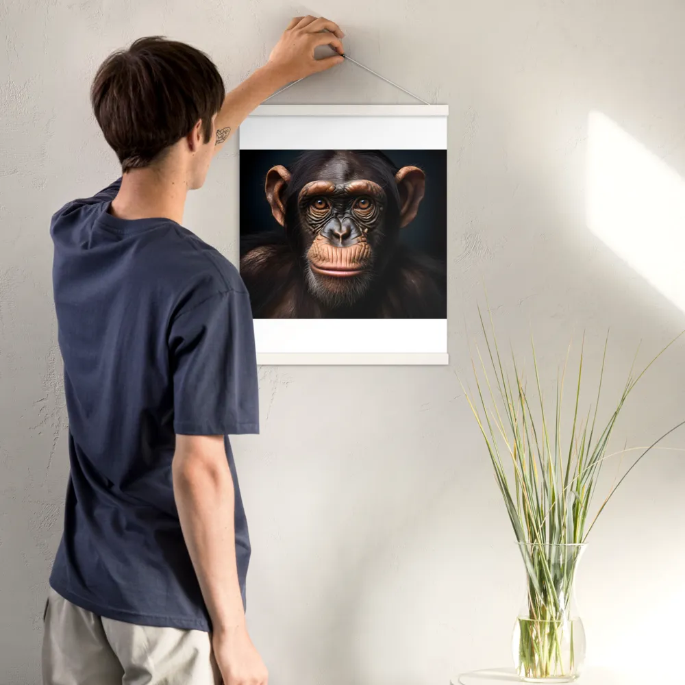Whispers of Curiosity | Poster With White Wood Hanger | 16″×20″
