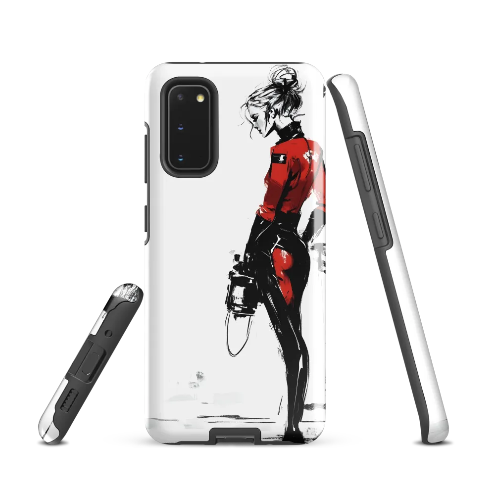 The Edgy Elegance | Phone Case |  S20 | Tough Case | Glossy