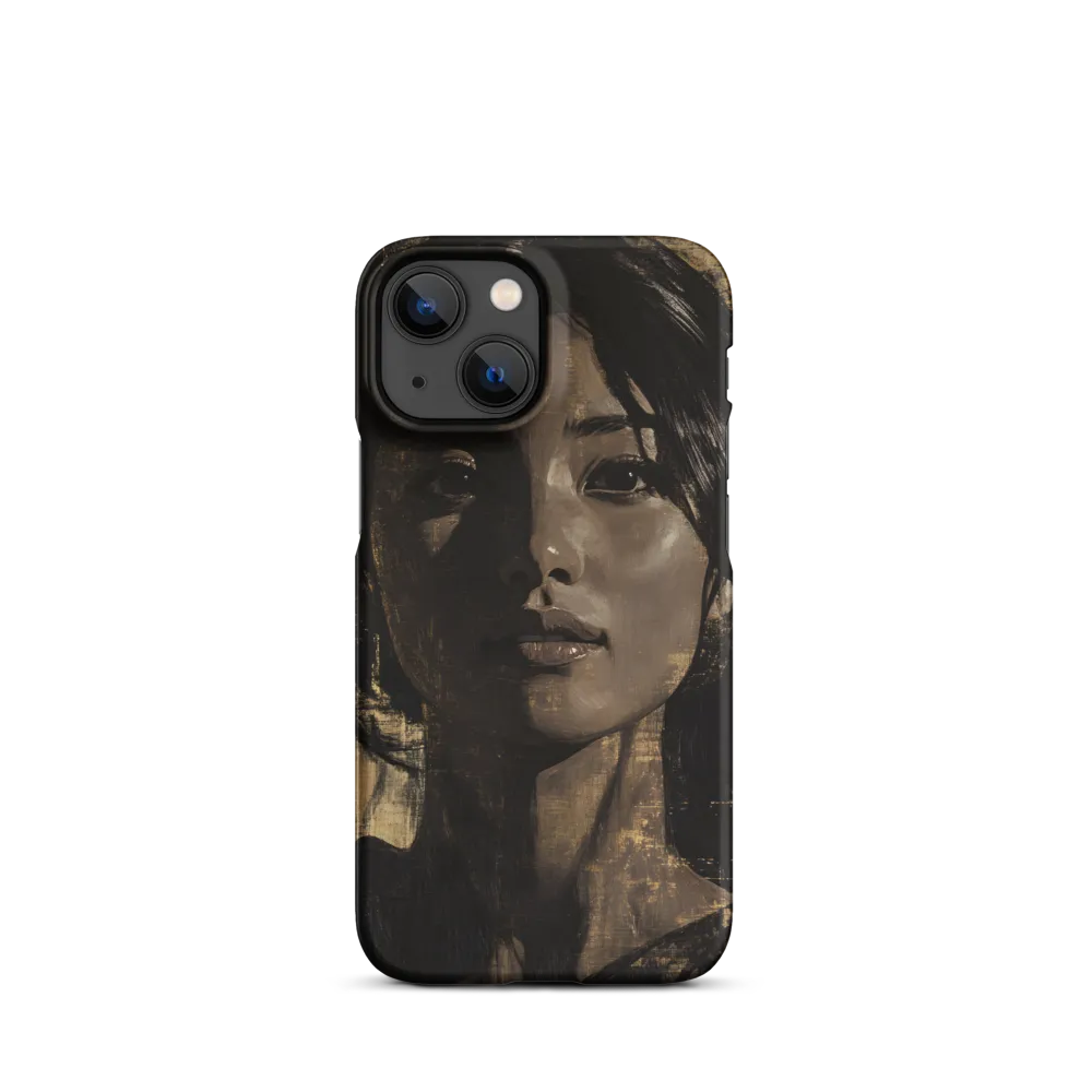 Golden Gaze: A Contemporary Portrait