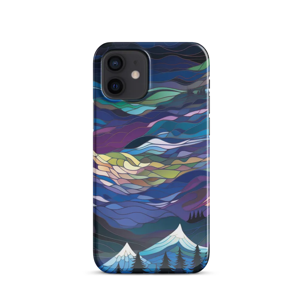 Twilight Peaks: An Abstract Mountain Landscape