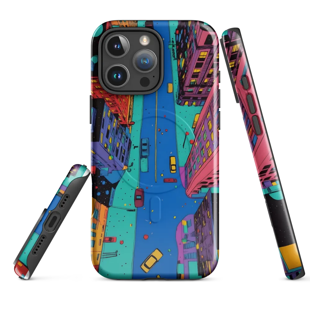 Aerial Dreamscape: The Pulse of Urban Life | Phone Case |  16 Pro Max | MagSafe® Tough Case | Glossy