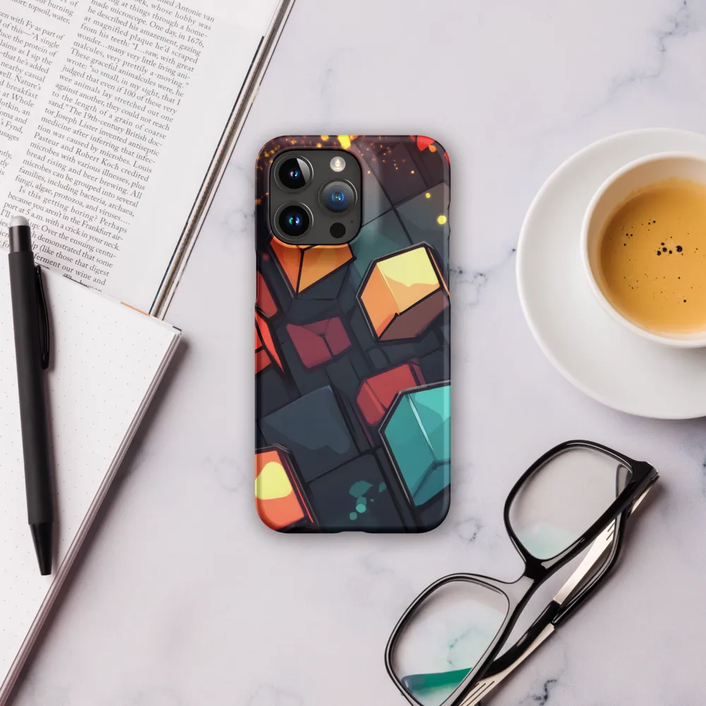 Illuminated Geometry | Phone Case |  15 Pro Max | Snap Case | Matte