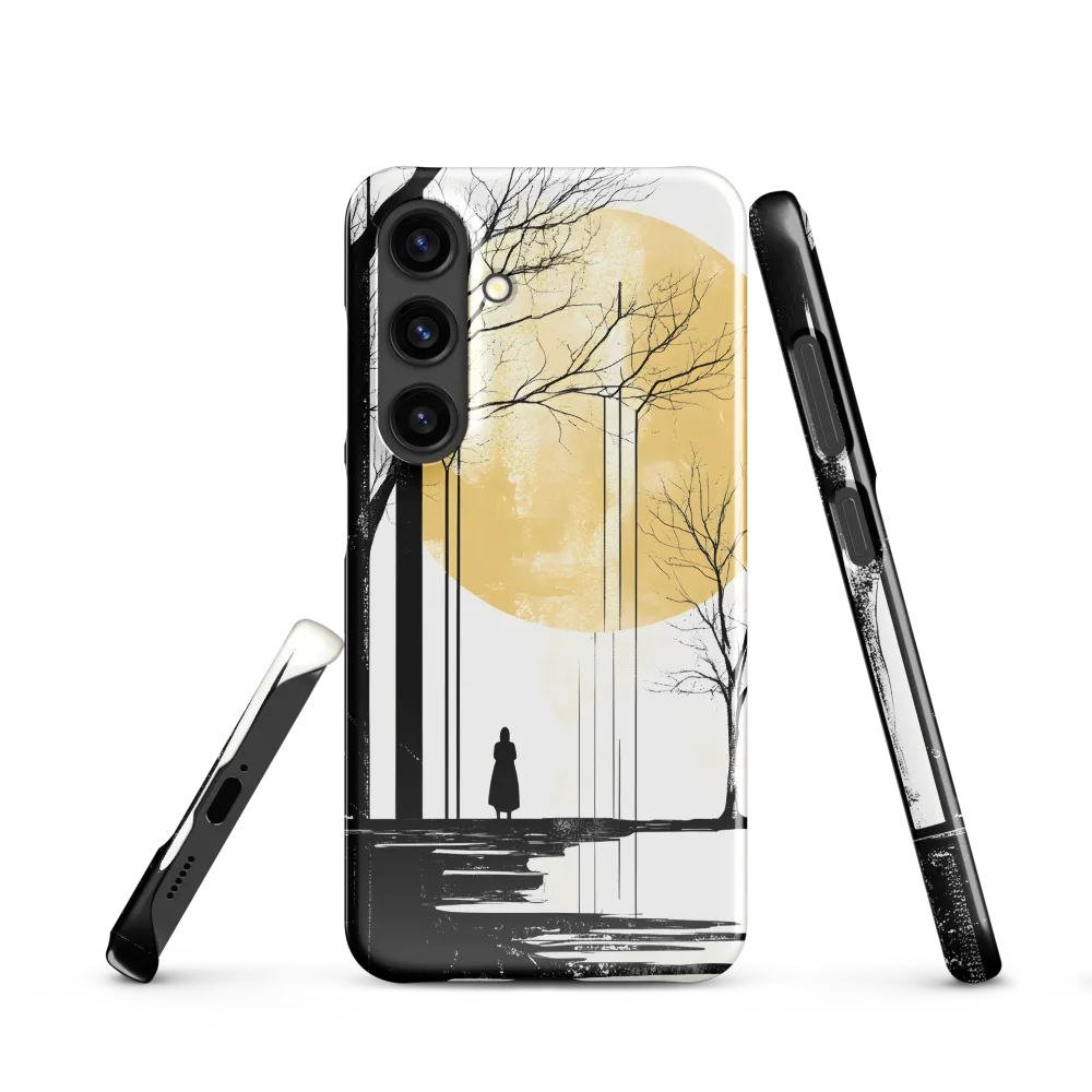 Solitude Under the Yellow Sun | Phone Case |  S24 | Snap Case | Glossy