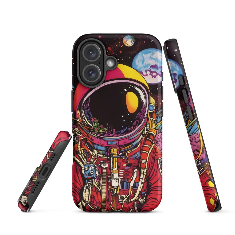 Cosmic Journey: An Astronaut's Exploration | Phone Case