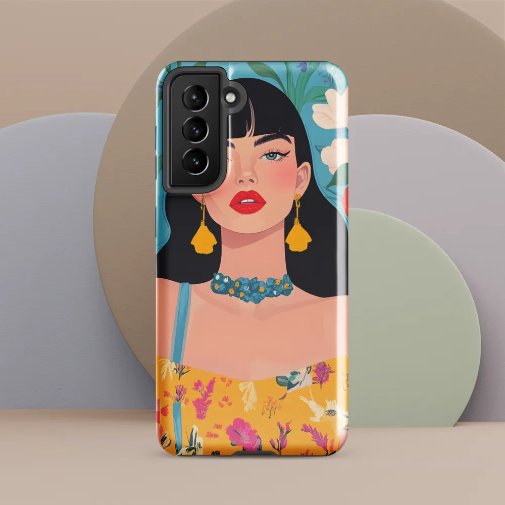 Blooming Confidence | Phone Case |  S21 | Tough Case | Glossy