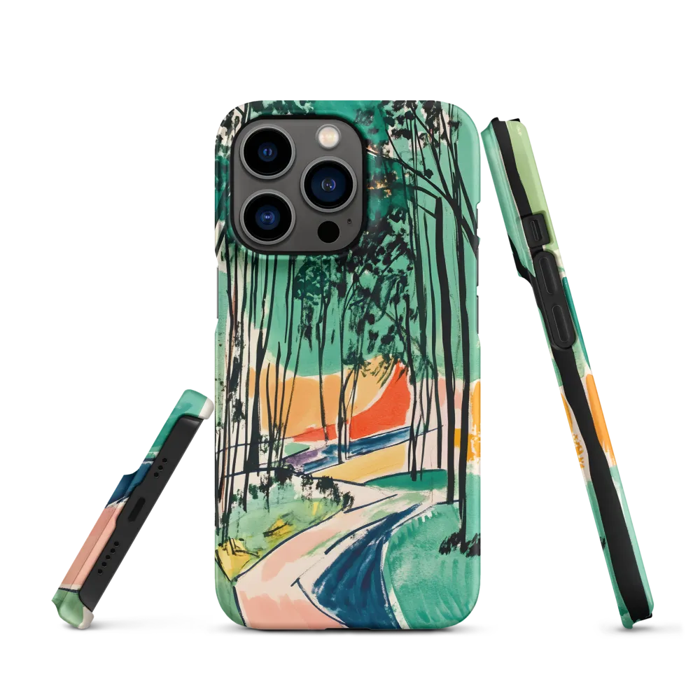 Winding Path Through the Forest | Phone Case |  13 Pro | Snap Case | Matte