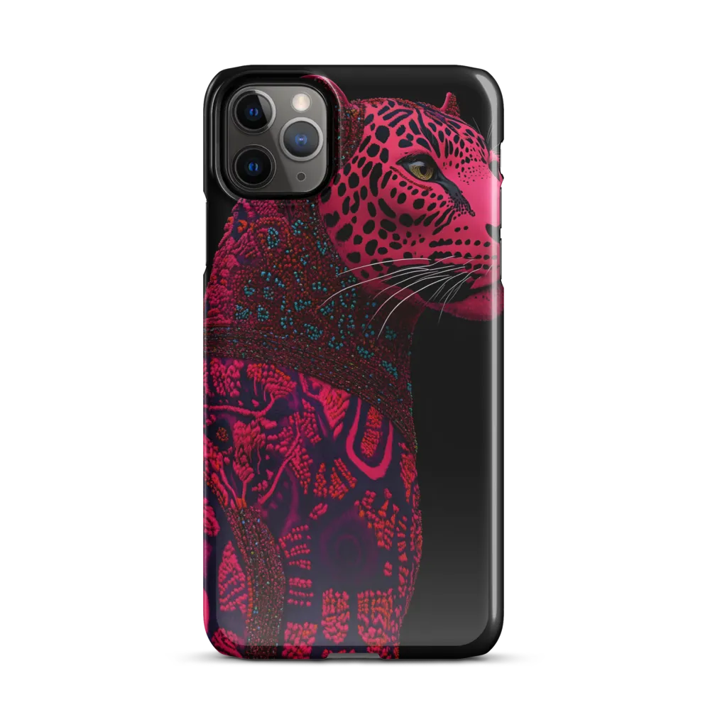 Surreal Majesty: The Pink Leopard | Phone Case |  11 Pro Max | Snap Case | Glossy