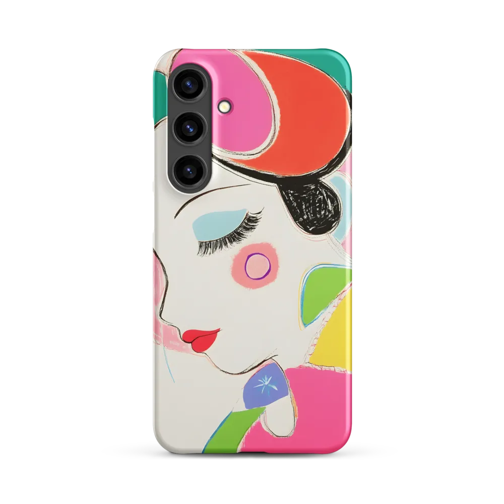 Whimsical Portrait in Colorful Abstraction