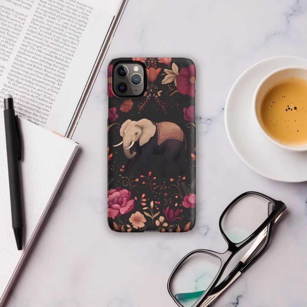 Whispers of the Wild: Elephants and Blooms