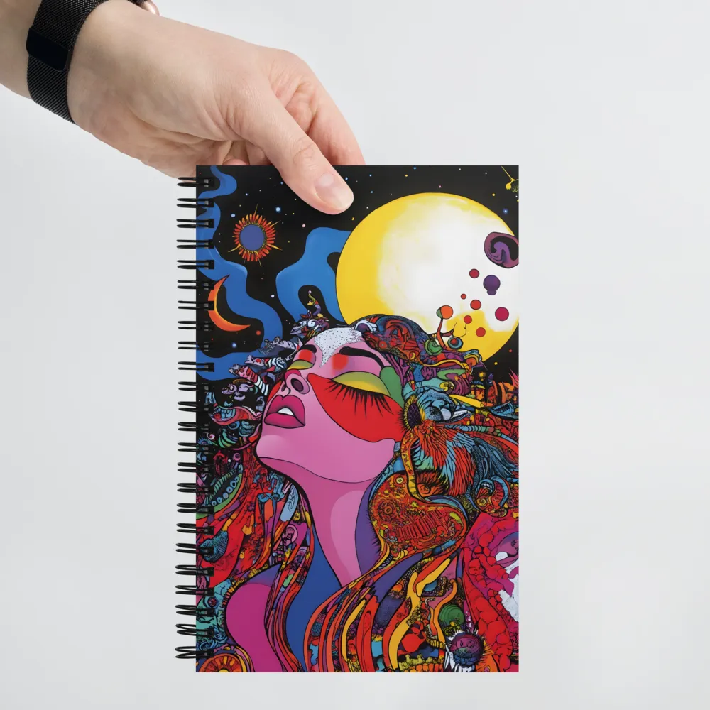 Euphoria in Cosmic Color | Spiral Notebook