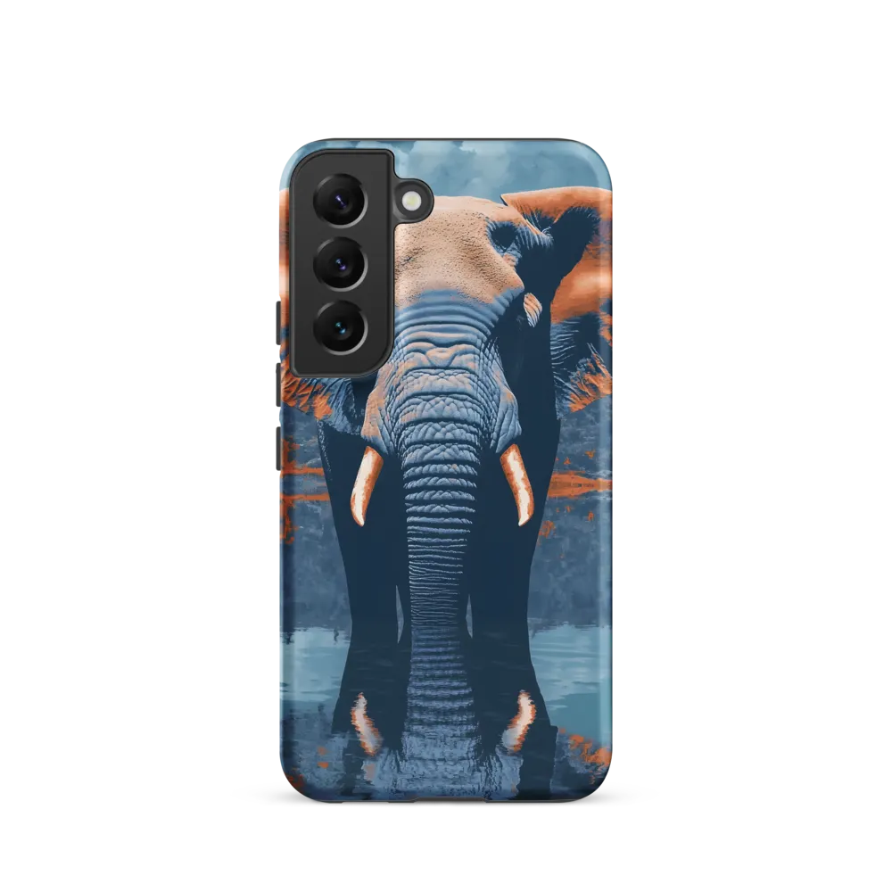 Majestic Reflection: The Elephant's Serenade