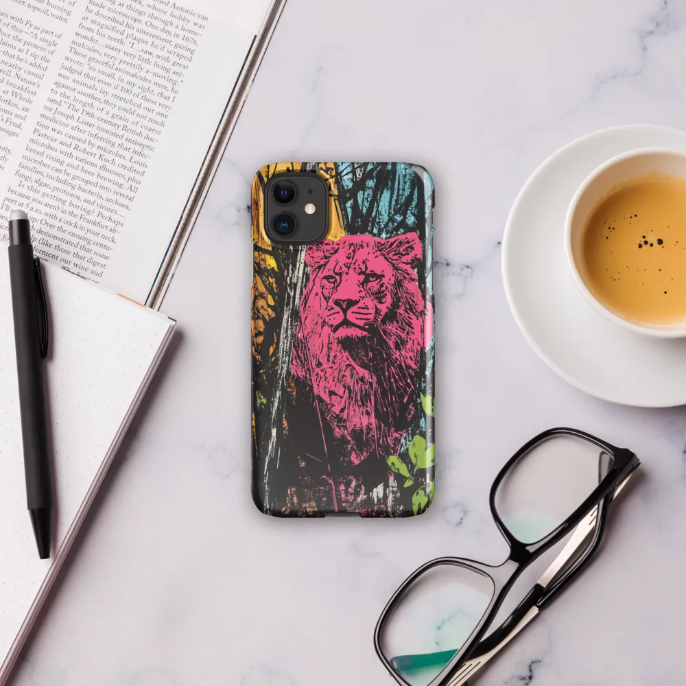 Fierce Vibrance: The Pink Lion