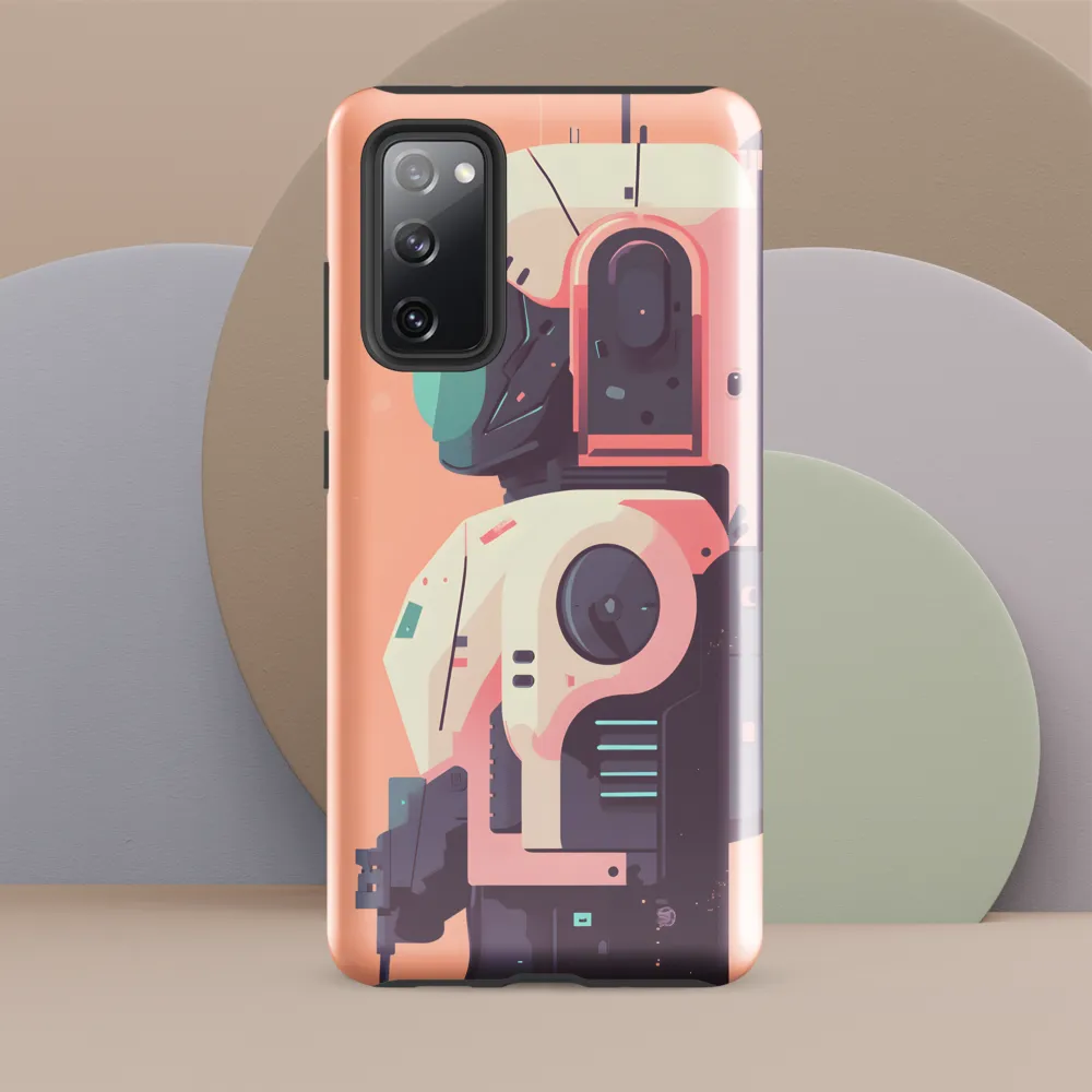 Futuristic Astronaut Bot | Phone Case |  S20 FE | Tough Case | Glossy