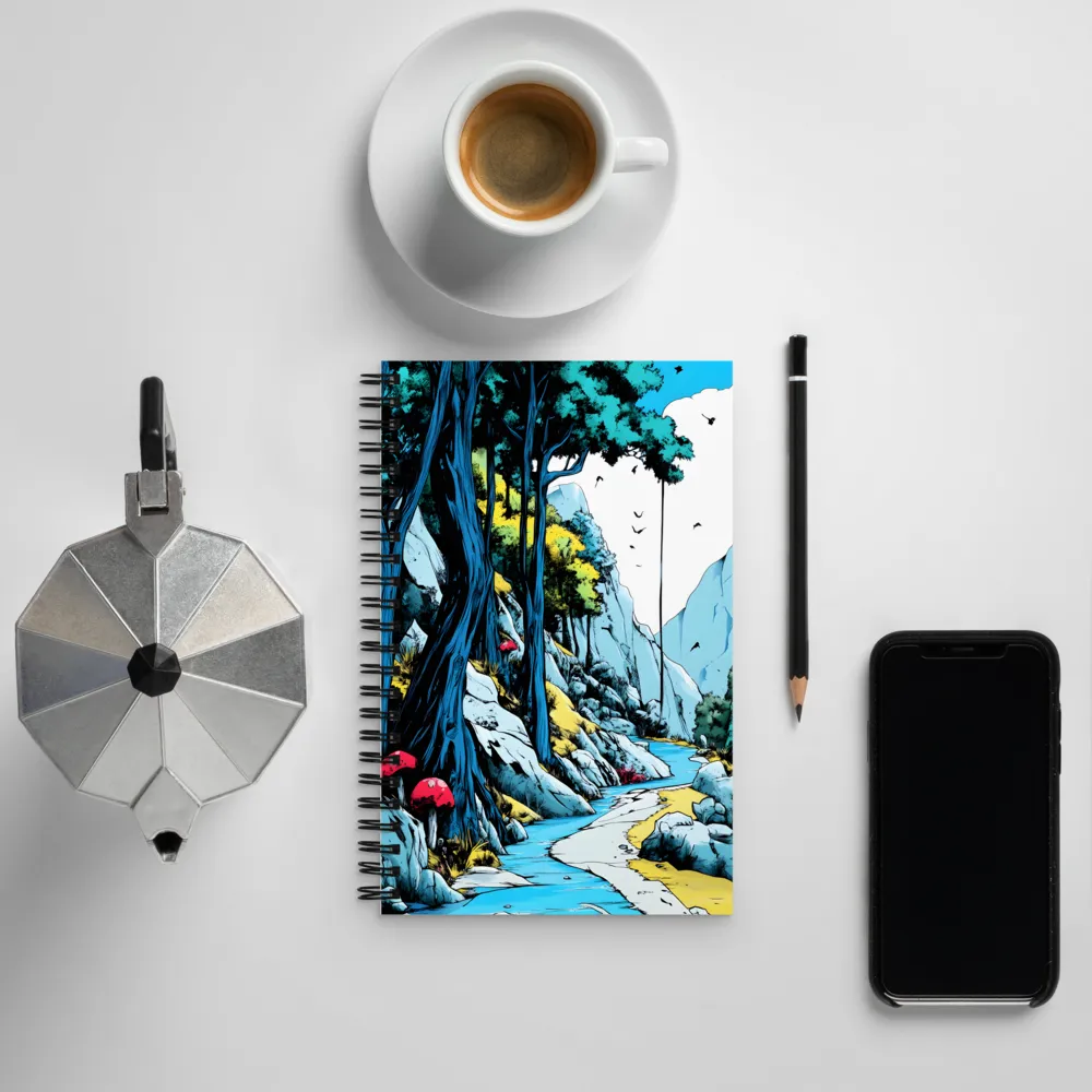 Whimsical River Retreat | Spiral Notebook